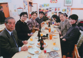 忘年会を兼ねた打ち上げで