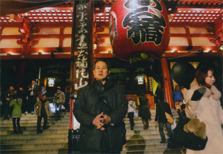2013年元旦・浅草寺で