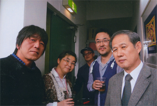 森達也さん、綿井健陽さんと