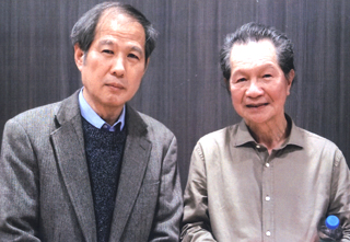 愚安亭遊佐さんと（1/19）