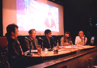 水島宏明さん、鈴木、安田さん、雨宮さん