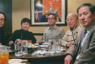 終わって、打ち上げ