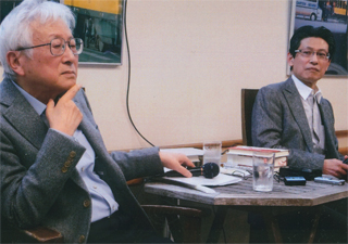 松本徹さん（左）と山内由紀人さん（2/14木）