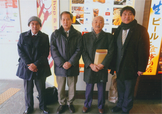 下中さん、鈴木、森田治さん、岩井さん