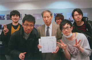 東洋大学「落語研究会」の皆と