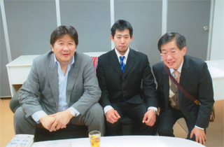 前田さんと、松岡さん親子です