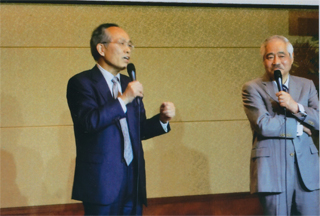 佐高信さんと岸井成格さん（4/12）