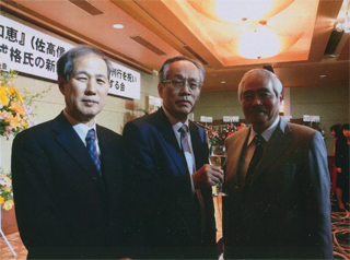 佐高信さん、岸井成格さんと