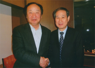 金子勝さんと。「マガ９学校」で