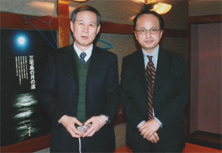 常盤伸さんと（一水会フォーラムで）