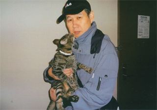 猫を連れて行きました