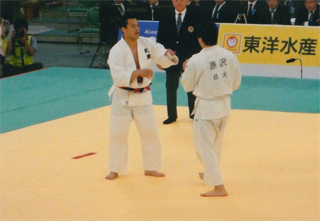 決勝戦の穴井・原沢選手
