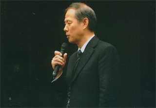 私も挨拶しました