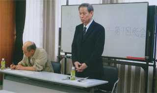 「かりの会」の総会で（5/19）