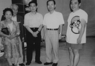 （17年前の）鈴木、呉智英さん、畑中純さん