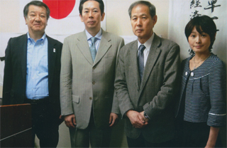 木村三浩氏、植草一秀さん、鈴木、橋本久美さん