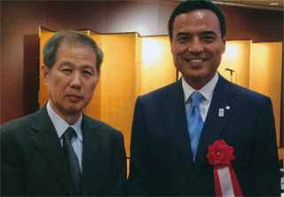 ローソン代表の新浪剛史さんと