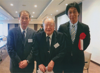 ライフの清水信次さん、無印良品の金井政明さんと（6/20）