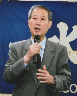 私も挨拶しました