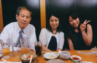 親類の元スッチーさんと娘さん