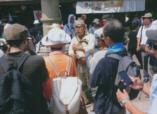 「軍人」が檄を飛ばしてました