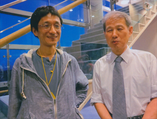 アーレフ広報部長の荒木浩さんと