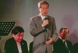 私も挨拶しました