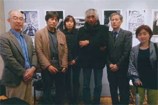 山本宗補さん、窪島誠一郎さんを囲んで（10/25金）