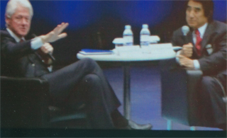 ビル・クリントンさんと、半田晴久さん