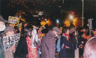 もの凄い人でした。でも通ったんですね