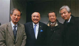 鈴木、サウジ大使、木村氏、中村氏