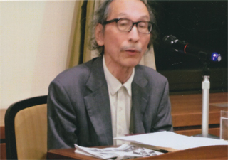 一水会で講演する和田春樹さん（12/9月）