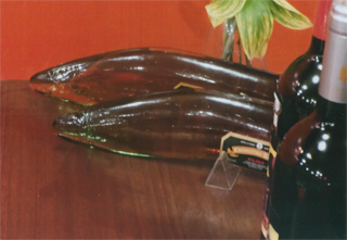 鮭（サケ）の中にサケ（酒）が