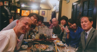 鳥肌ファンの皆と飲みました