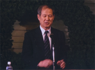 私も挨拶しました