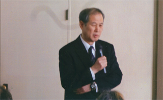 私も挨拶しました