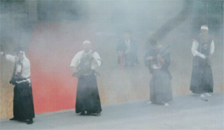 撃った瞬間です