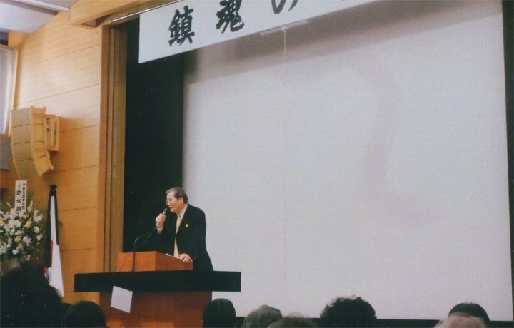 東日本大震災「祈りの日」式典。3/11