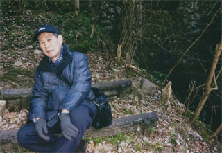 登山して、疲れて