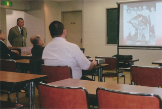 武道懇談会で。3/25（火）