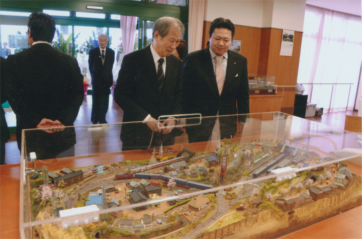 本間さんが作った鉄道模型