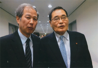 亀井静香さんと