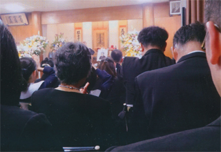 叔母さんの告別式。4/19（土）