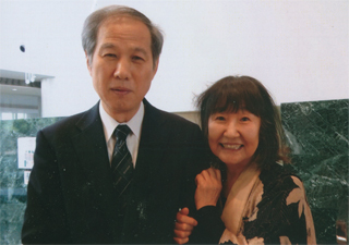 ひとり芝居の結純子さんと。4/26（土）