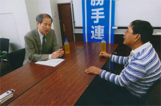 勝手連の光永会長と対談。5/19（月）