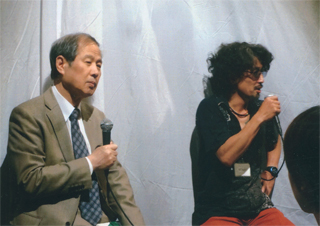 劇団「再生」の高木さんと。5/24（土）