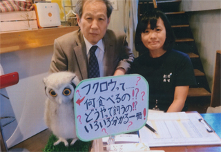 フクロウの本が売ってました