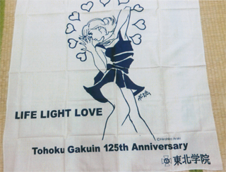 荒木飛呂彦さん（17回生）が描いてます