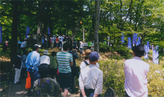 一般参加者や取材陣