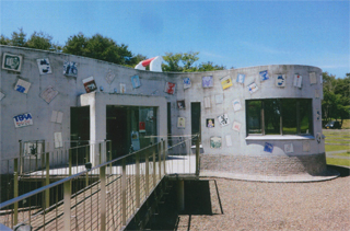 入口のところです